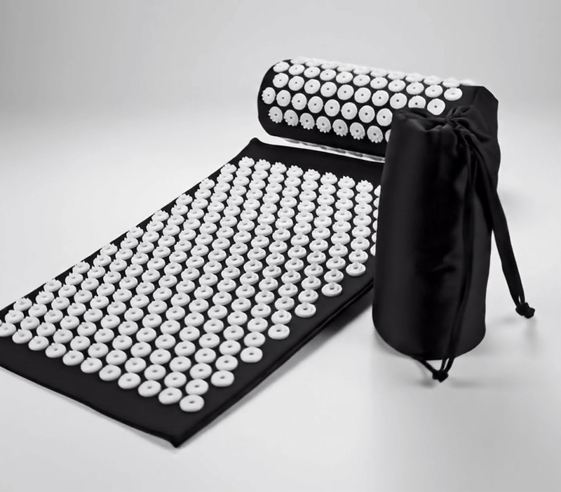 Tapete de Acupresión para Dolor y Tensión Muscular (Negro)