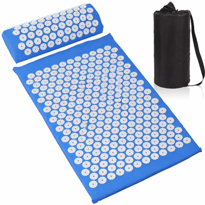 Tapete de Acupresión para Dolor y Tensión Muscular (Azul)
